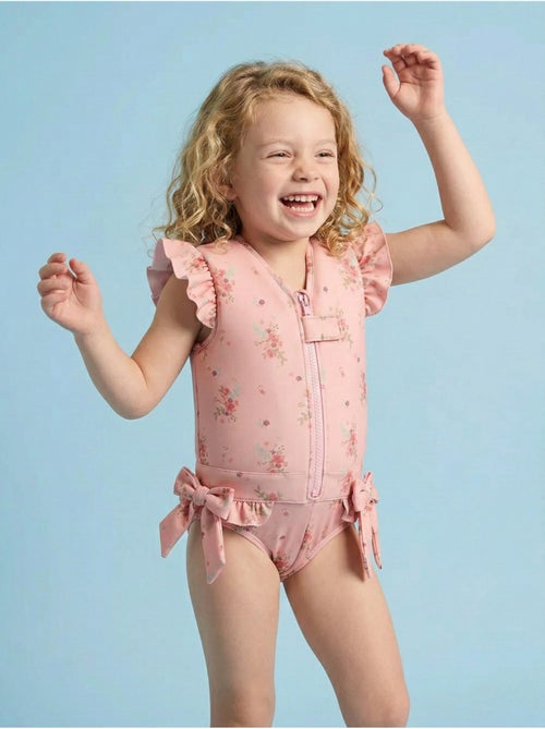 Plouf! Maillot de bain flottant Enfant - Fleurette - Kiabi