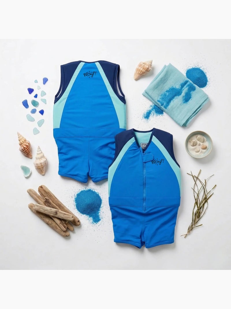 Plouf! Maillot de bain flottant Enfant - Florent Bleu - Kiabi