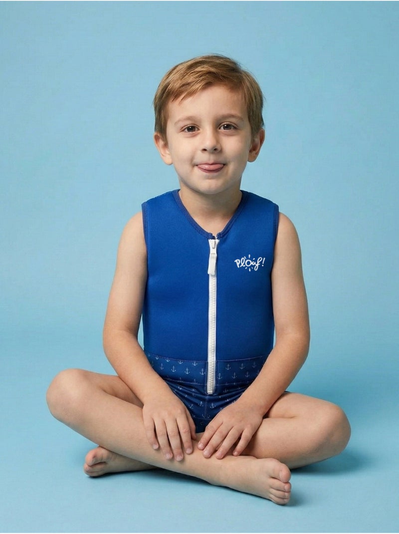 Plouf! Maillot de bain flottant Enfant - Jack Bleu - Kiabi