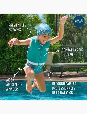 Plouf! Maillot de bain flottant Enfant - Licorne