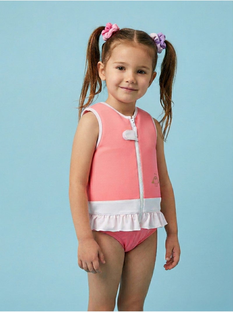Plouf! Maillot de bain flottant Enfant - Licorne Rose - Kiabi