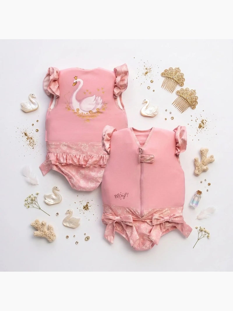 Plouf! Maillot de bain flottant Enfant - Lily Rose clair - Kiabi