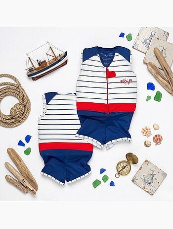 Plouf! Maillot de bain flottant Enfant - Marin