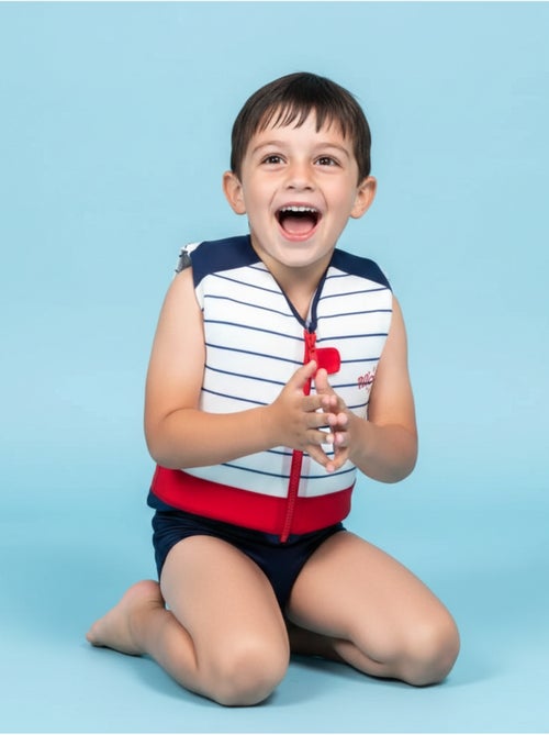 Plouf! Maillot de bain flottant Enfant - Marin - Kiabi