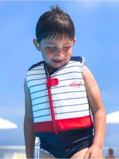 Plouf! Maillot de bain flottant Enfant - Marin - Kiabi