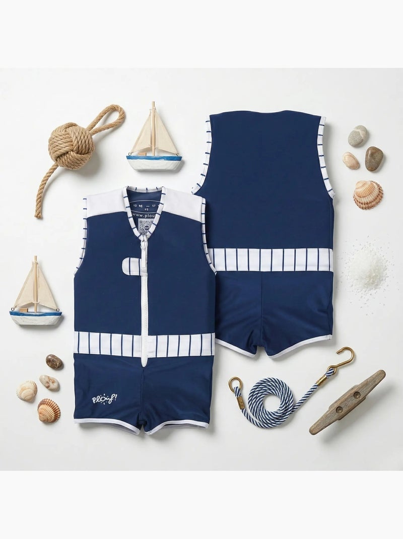 Plouf! Maillot de bain flottant Enfant - Moussaillon Bleu - Kiabi