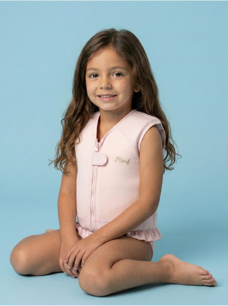 Plouf! Maillot de bain flottant Enfant - Mousse Rose pâle - Kiabi