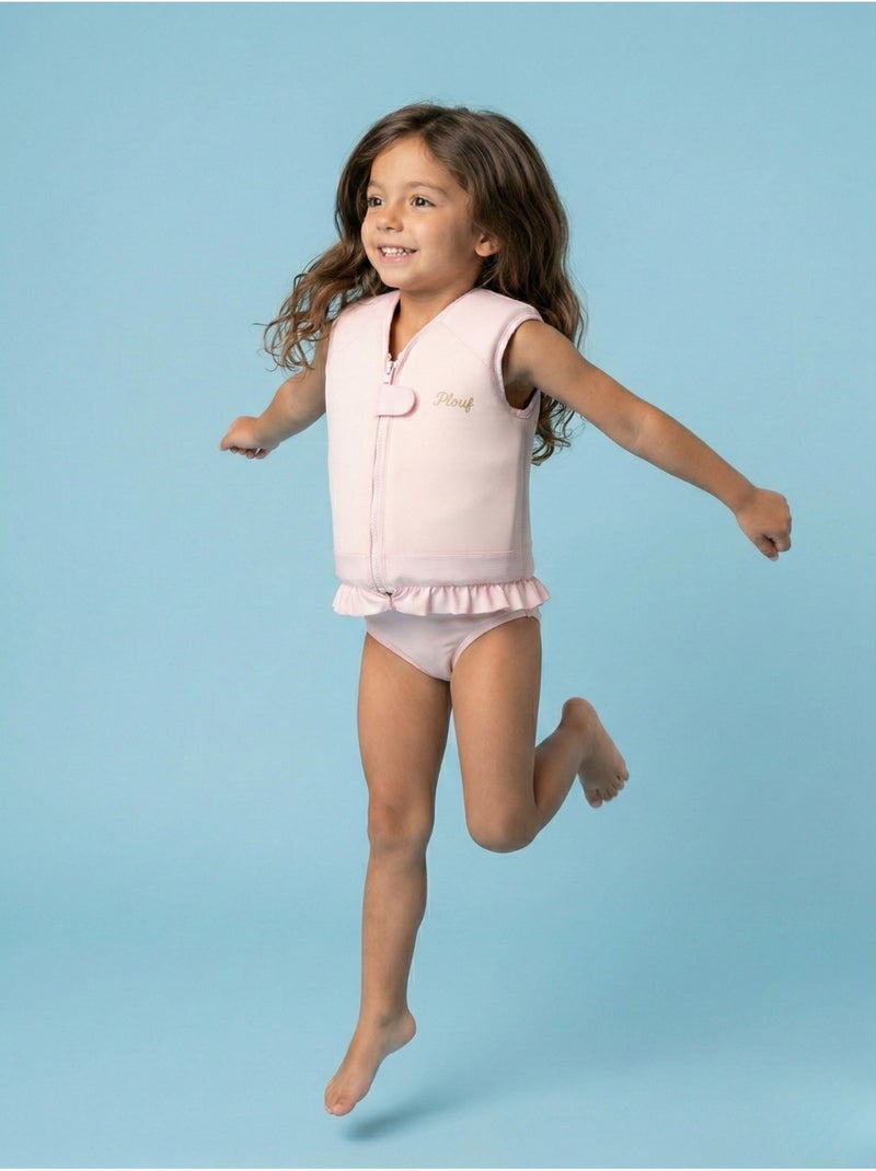 Plouf! Maillot de bain flottant Enfant - Mousse Rose pâle - Kiabi