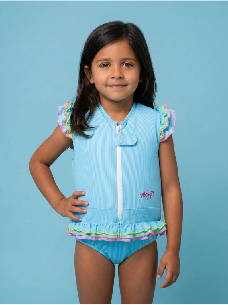 Plouf! Maillot de bain flottant Enfant - Nana Bleu ciel - Kiabi