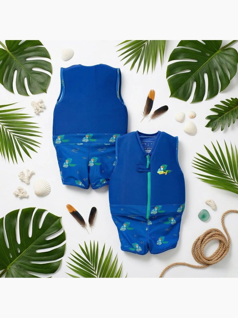 Plouf! Maillot de bain flottant Enfant - Ralfi Bleu Vert - Kiabi