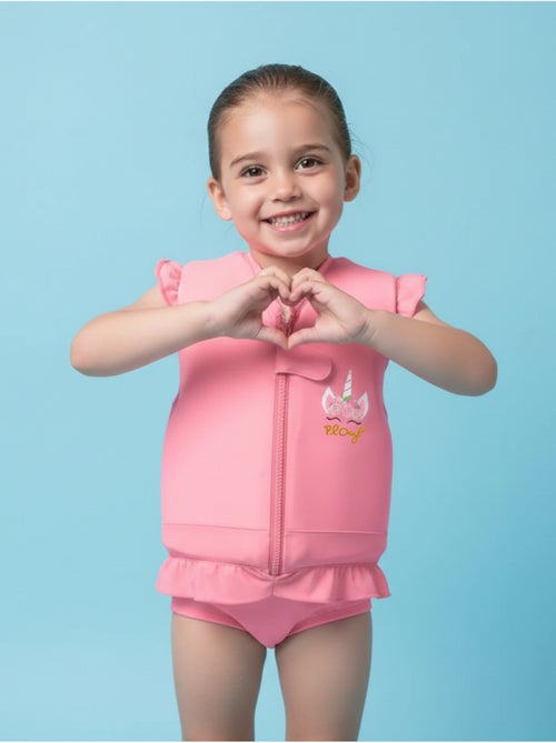 Plouf! Maillot de bain flottant Enfant - Rosy - Kiabi