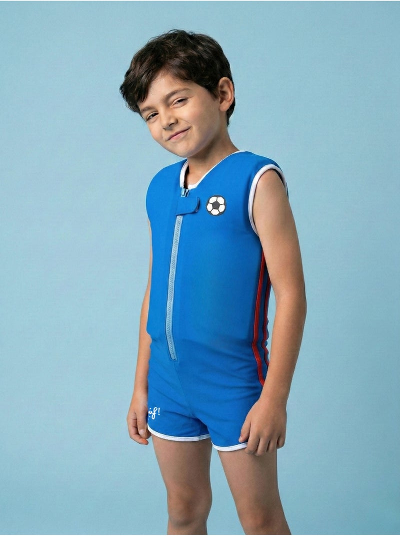 Plouf! Maillot de bain flottant Enfant - Sacha Bleu - Kiabi