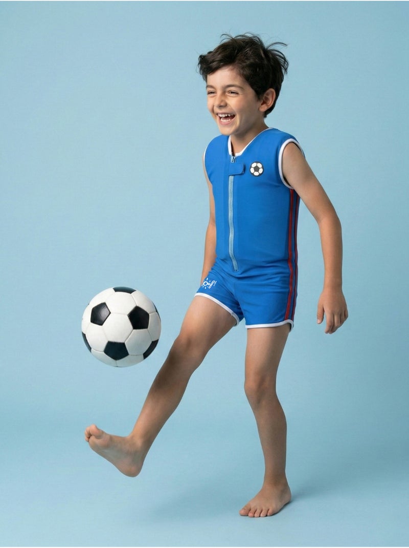 Plouf! Maillot de bain flottant Enfant - Sacha Bleu - Kiabi