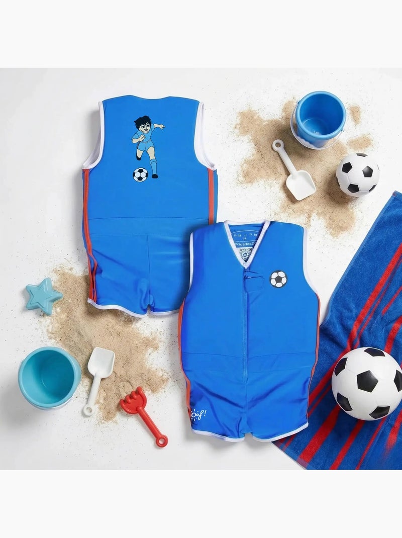 Plouf! Maillot de bain flottant Enfant - Sacha Bleu - Kiabi