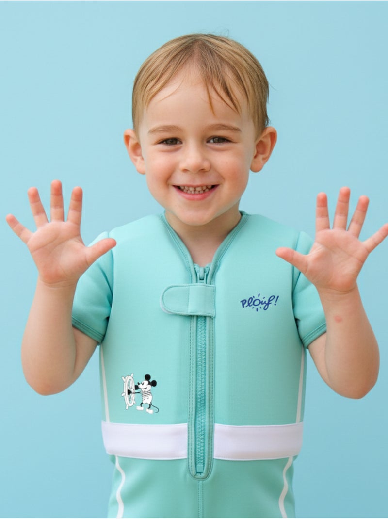 Plouf! Maillot de bain flottant Enfant - Skipper Bleu aqua - Kiabi