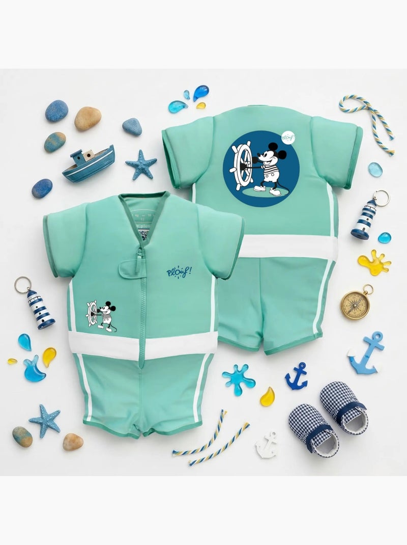 Plouf! Maillot de bain flottant Enfant - Skipper Bleu aqua - Kiabi