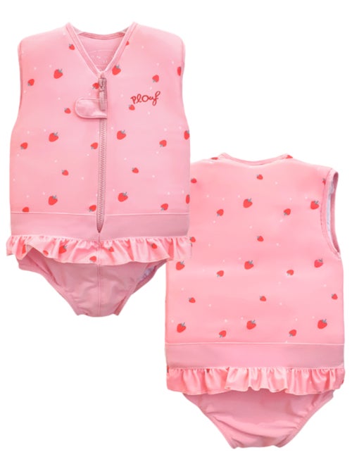 Plouf! Maillot de Bain Fraise Enfant avec Flotteurs - Kiabi