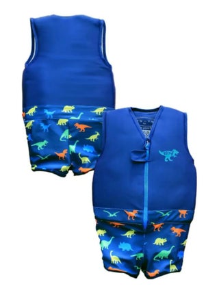 Plouf! Maillot de Bain Jurassic Enfant avec Flotteurs - Accessoire de Natation Garçon