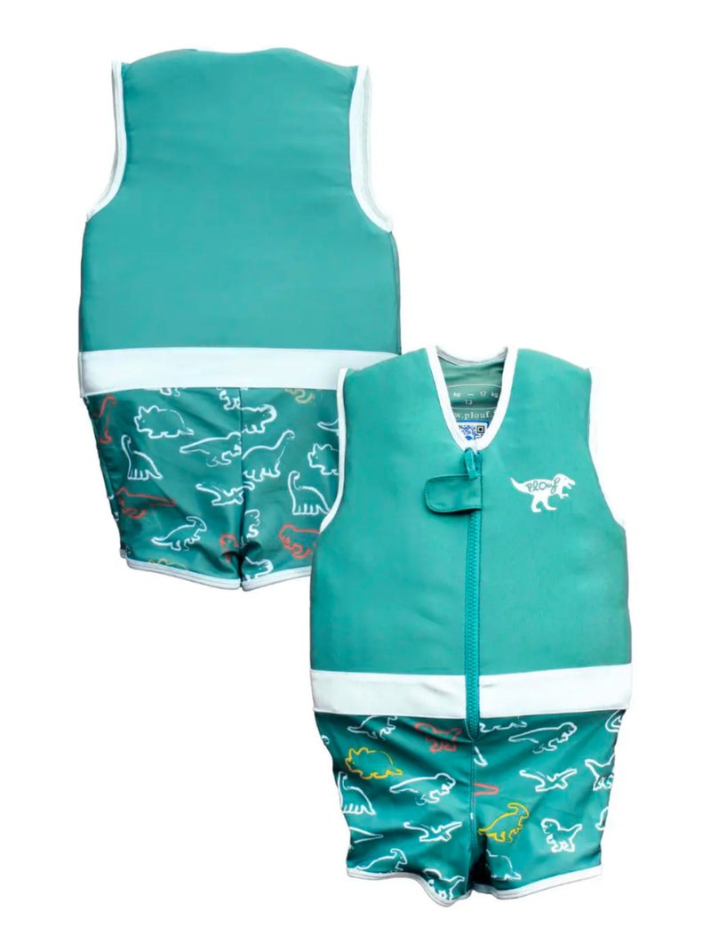 Plouf! Maillot de Bain Loulou Enfant avec Flotteurs Vert - Kiabi