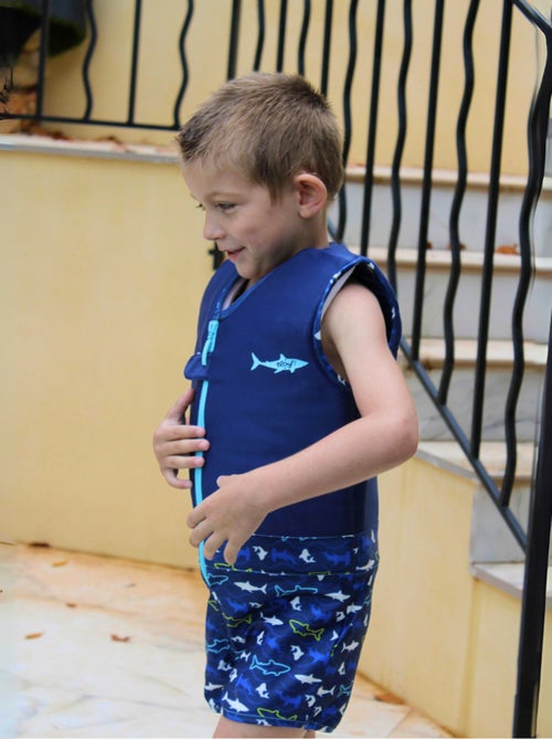Plouf! Maillot de Bain Megalodon Enfant avec Flotteurs - Kiabi