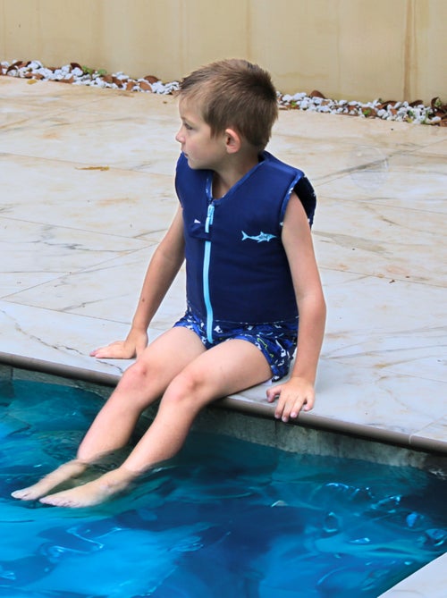 Plouf! Maillot de Bain Megalodon Enfant avec Flotteurs - Kiabi