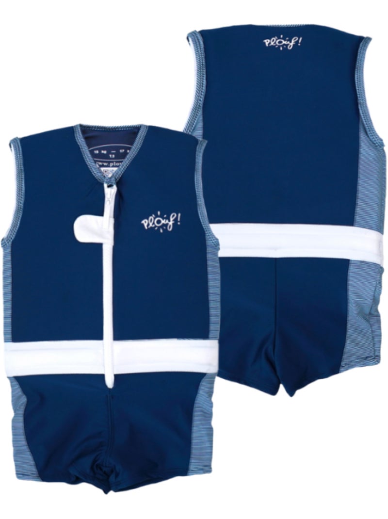 Plouf! Maillot de Bain Minorque Enfant avec Flotteurs Bleu - Kiabi