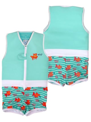 Plouf! Maillot de Bain Pirhana Enfant avec Flotteurs