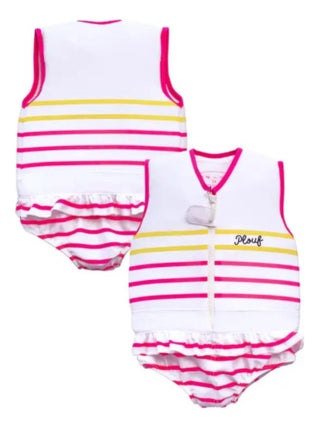 Plouf! Maillot de Bain Stéphanie Enfant avec Flotteurs - Accessoire de Natation Fille