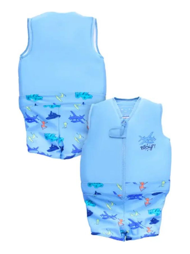 Plouf! Maillot de Bain Tom Enfant avec Flotteurs - Accessoire de Natation Garçon Bleu - Kiabi