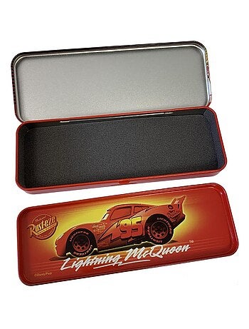Plumier métallique Cars