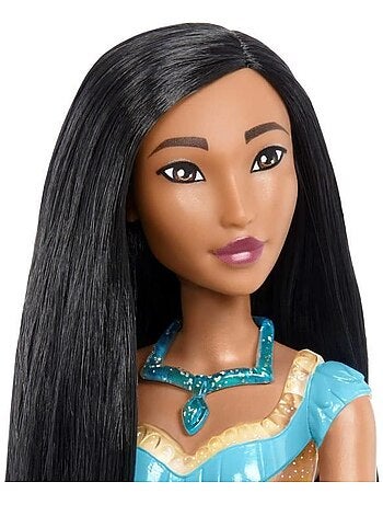 Pocahontas poupée 29 cm, mattel poupée disney princesses habillage et accessoires hlw07