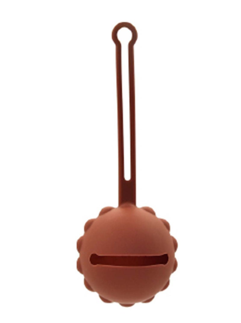 Poche À Sucette En Silicone Marron - Kiabi