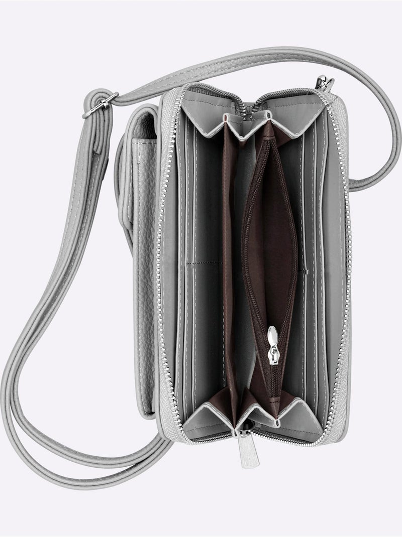 Poche Portable Idéal Pour Les Clés, Les Téléphones Et Les Portemonnaies - Taille Standard - helline Argent - Kiabi