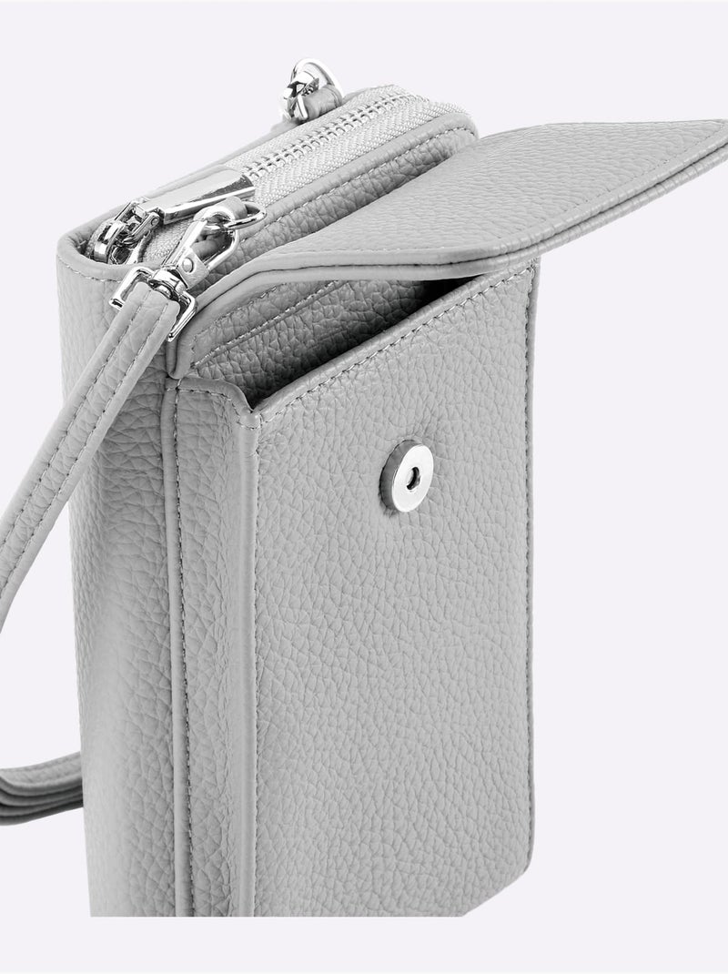 Poche Portable Idéal Pour Les Clés, Les Téléphones Et Les Portemonnaies - Taille Standard - helline Argent - Kiabi