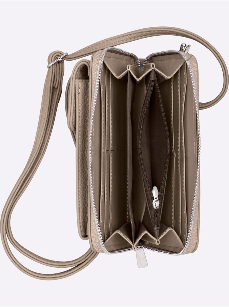 Poche Portable Idéal Pour Les Clés, Les Téléphones Et Les Portemonnaies - Taille Standard - helline Gris taupe - Kiabi