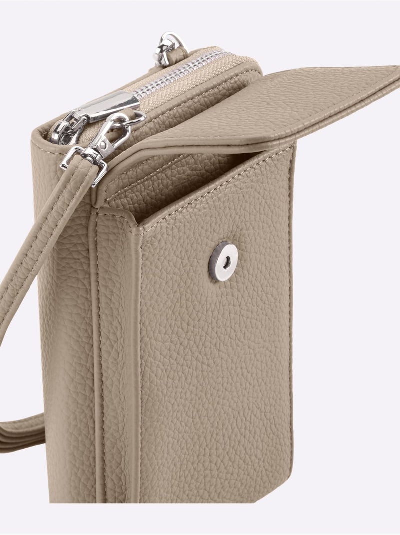 Poche Portable Idéal Pour Les Clés, Les Téléphones Et Les Portemonnaies - Taille Standard - helline Gris taupe - Kiabi