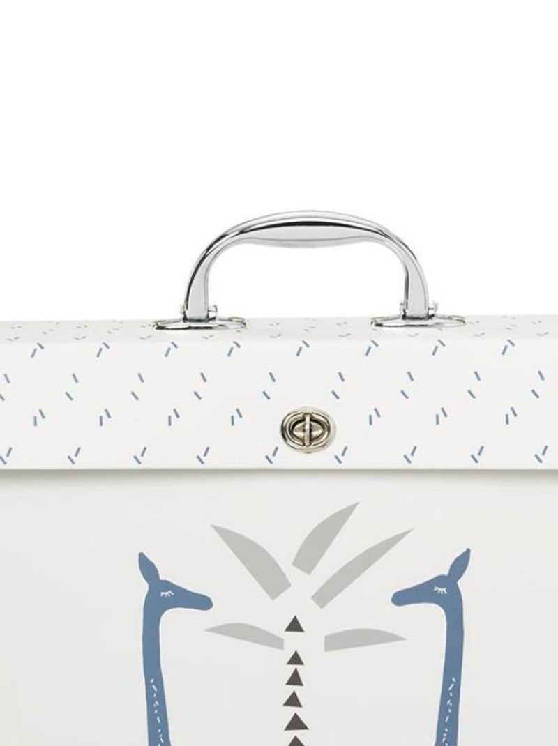 Pochette à dessins Girafe Blanc Bleu - Kiabi