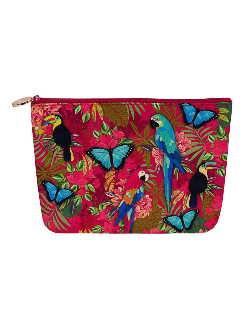 Pochette à maquillage amazon love rouge Rose - Kiabi