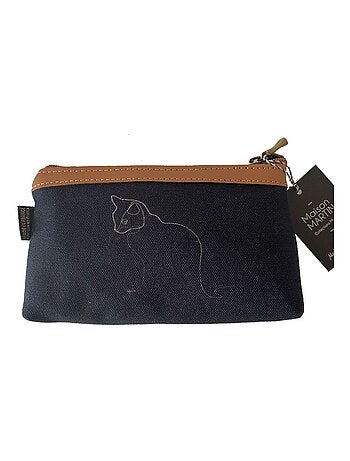 Pochette à maquillage Chat Quibe - Fabrication Française