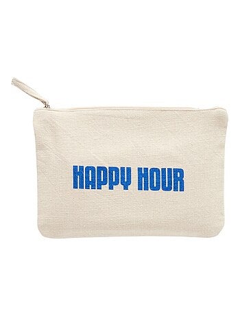 Pochette à zip imprimée SUMMER
