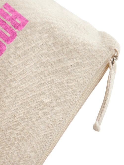 Pochette à zip imprimée SUMMER - Kiabi