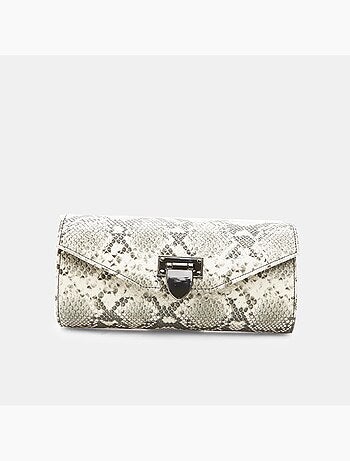 Pochette avec imprimé python