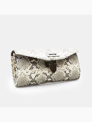Pochette avec imprimé python