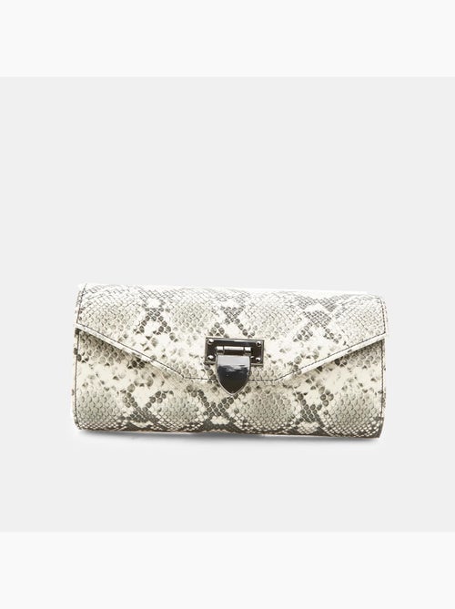 Pochette avec imprimé python - Kiabi