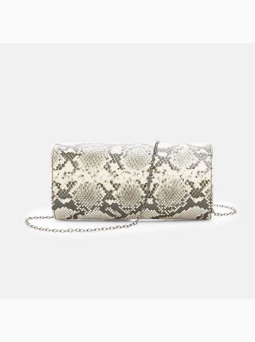 Pochette avec imprimé python - Kiabi
