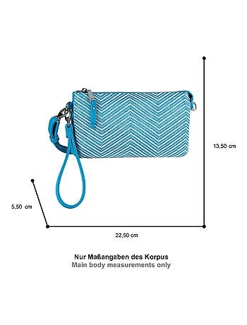 Pochette bleu mélange EMMY SUMMER