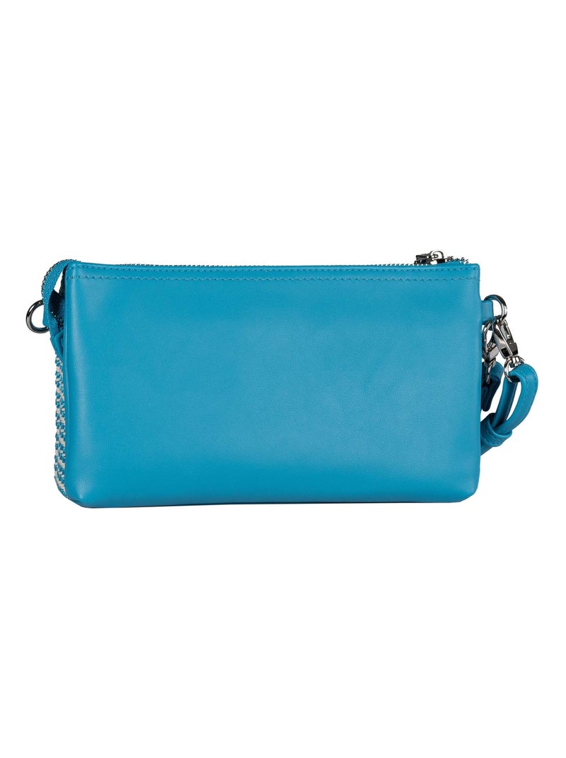 Pochette bleu mélange EMMY SUMMER Bleu - Kiabi