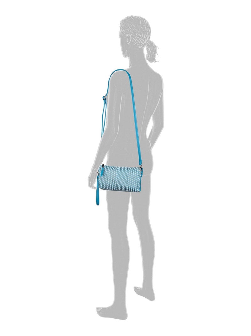 Pochette bleu mélange EMMY SUMMER Bleu - Kiabi