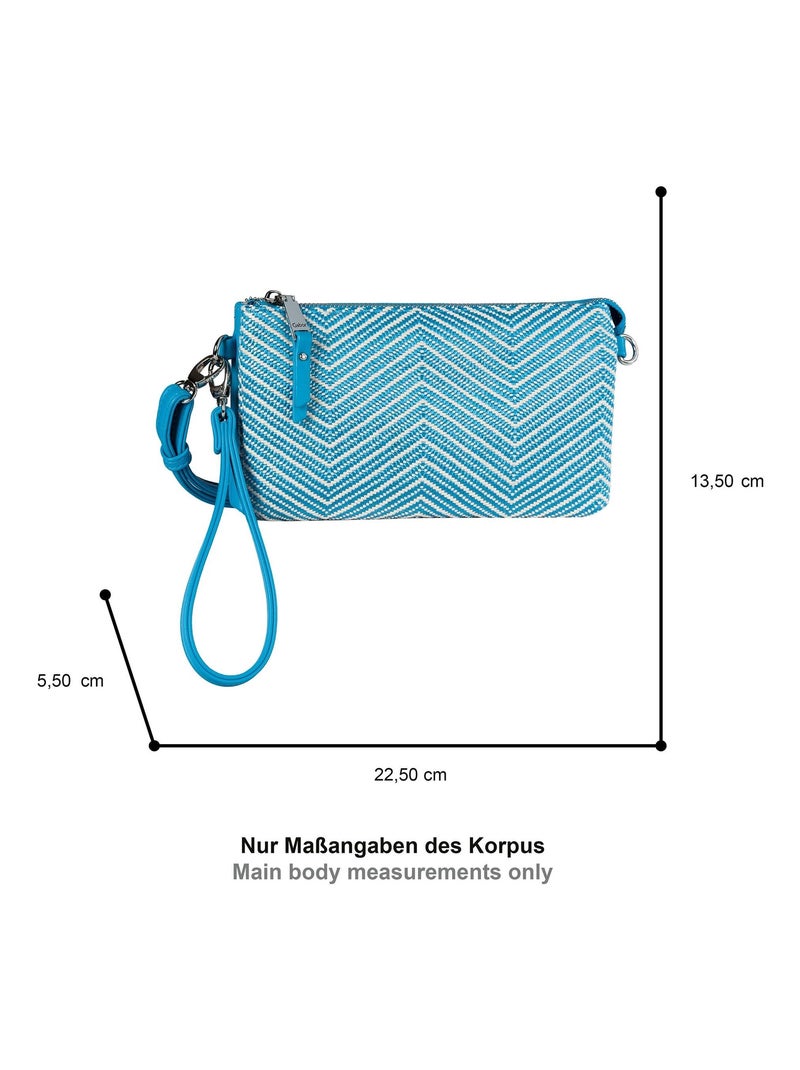 Pochette bleu mélange EMMY SUMMER Bleu - Kiabi