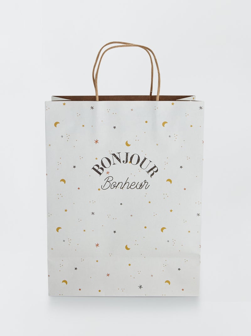 Pochette cadeau Blanc - Kiabi